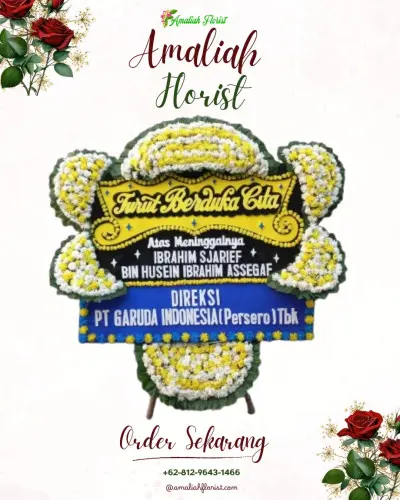 Papan Bunga Duka di Salit
