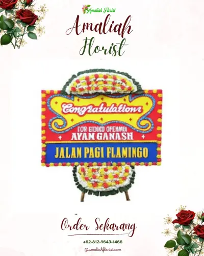 Bunga Papan Congratulation di Salit